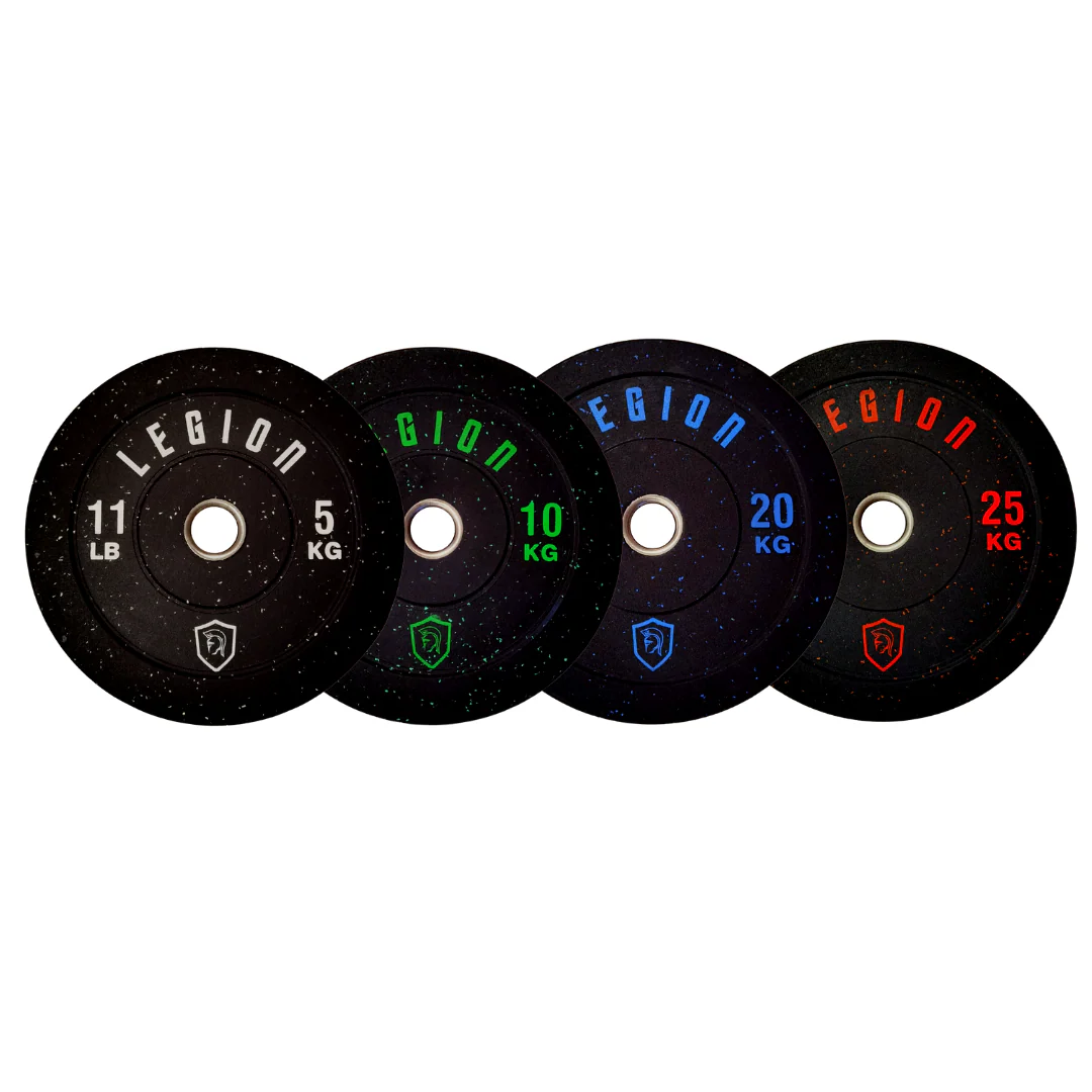 Legion Olympic Rubber Crumb Bumper Plates Bundle - Image 7
