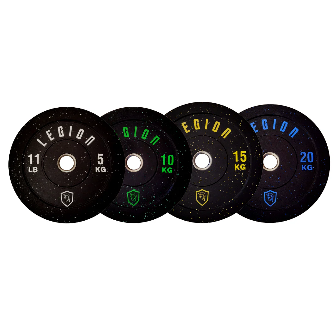 Legion Olympic Rubber Crumb Bumper Plates Bundle - Image 8