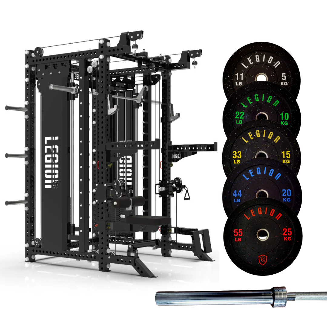Legion V3 Pin Loaded (120kg Weight Stacks) Multi-Functional Trainer with Smith Machine - Image 7