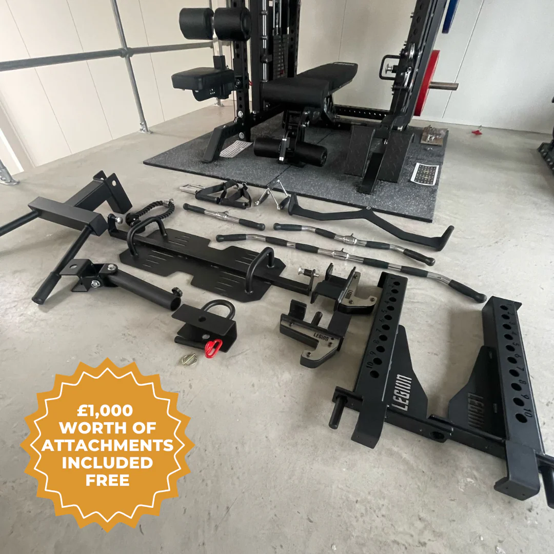 Legion V3 Pin Loaded (120kg Weight Stacks) Multi-Functional Trainer with Smith Machine - Image 6