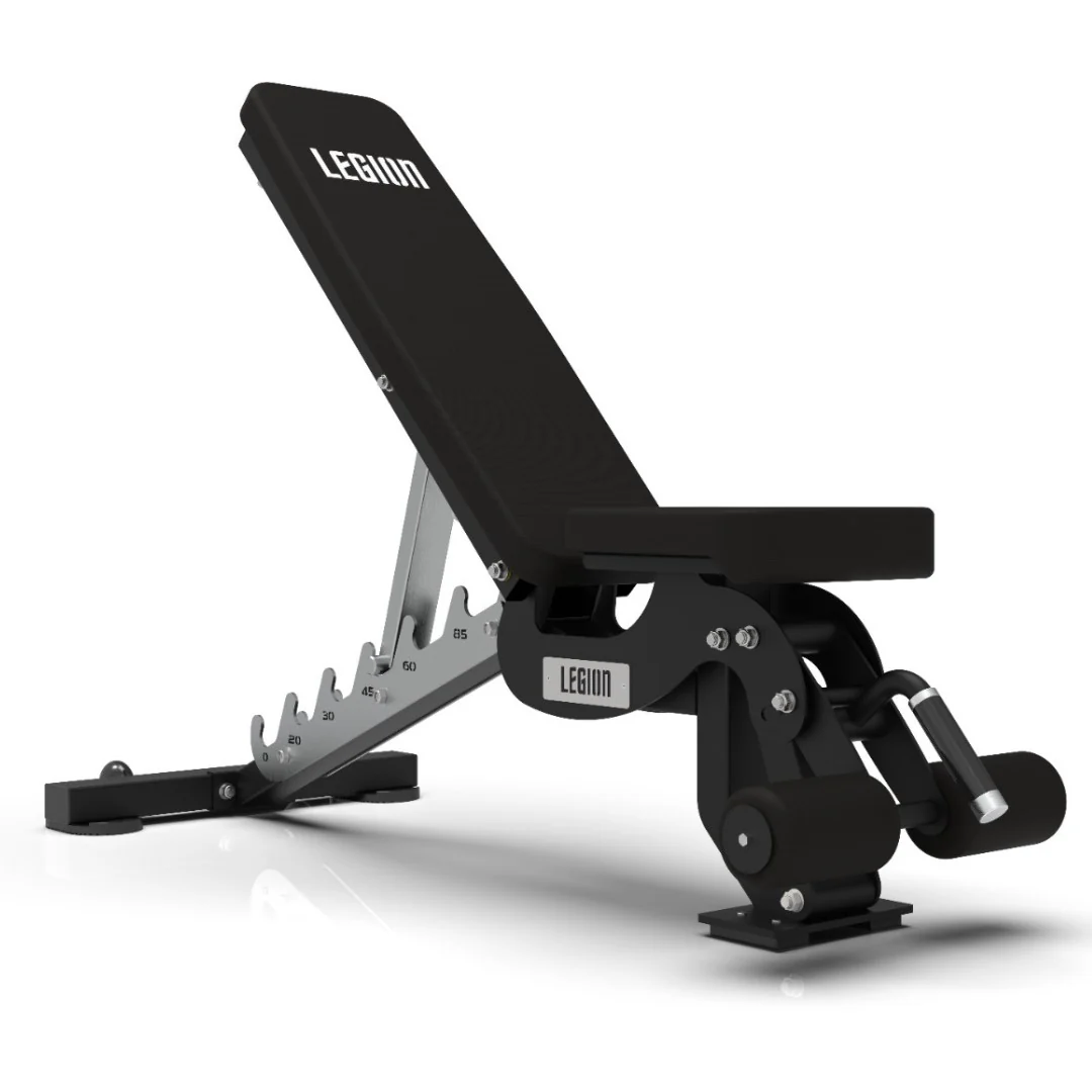 Legion V3 Pro Gym Bundle - V3 Multi Gym Rack, 150kg Bumper Plate Set, FID Bench & 3 Tier Dumbbell Rack (8 pairs 5kg-30kg) - Image 8