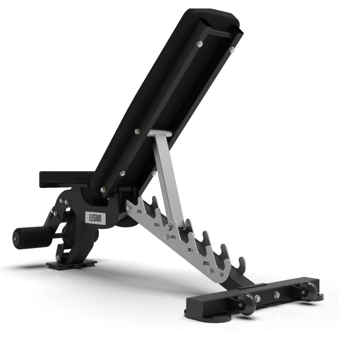 Legion V3 Pro Gym Bundle - V3 Multi Gym Rack, 150kg Bumper Plate Set, FID Bench & 3 Tier Dumbbell Rack (8 pairs 5kg-30kg) - Image 9